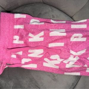 Pink Logo Sleep Pajama Sweatpants Joggers Stretchy Women’s XS